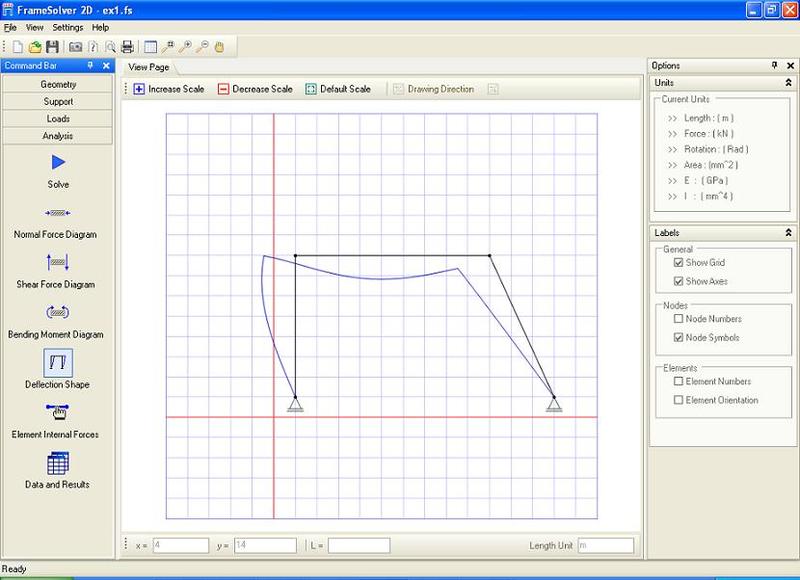 FrameSolver 2D Screenshot